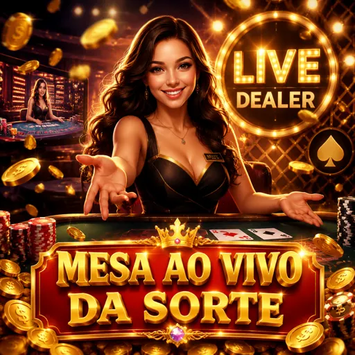 Mesa de cassino ao vivo com dealer real em estúdio HD